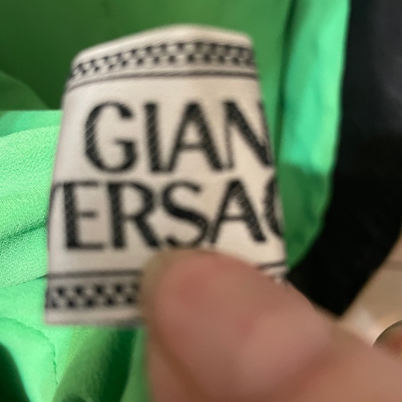 Versace Medusa Black Leather Top Size 10 USA Limited Edition Medusa Bondage 2002 - Picture 8 of 13